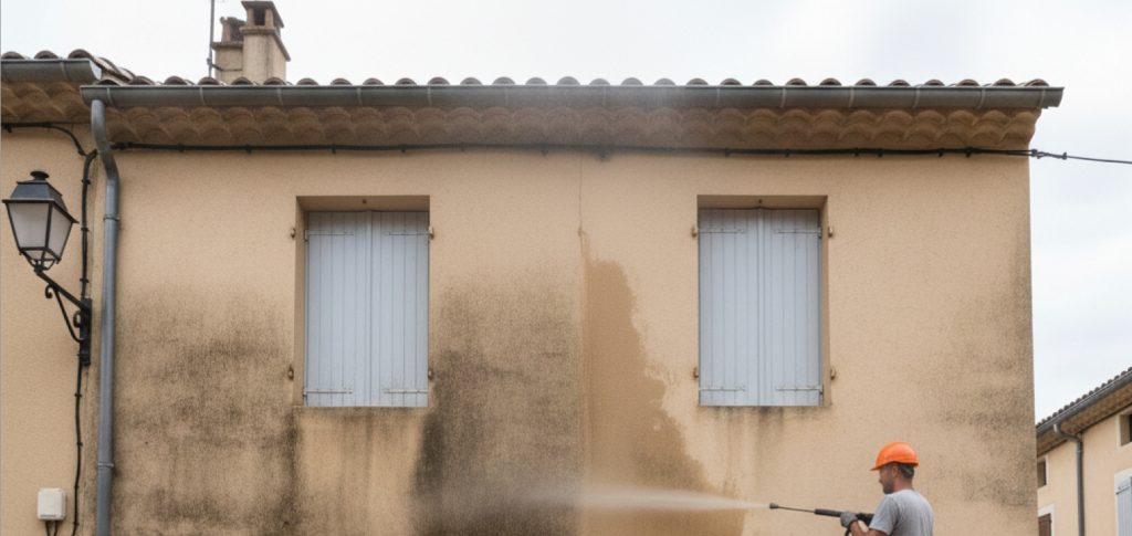 Image pour illustrer le nettoyage et ravalement d'une façade à Puimoisson et Riez